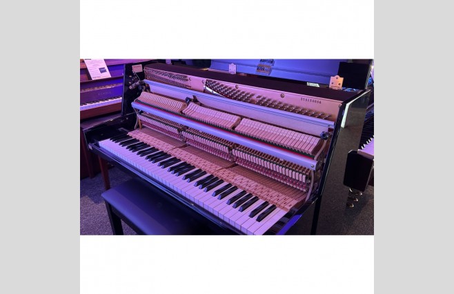 Used Steinmayer Polished Ebony Mini Upright Piano - All Inclusive Premium Package (SN:550150086) - Image 6